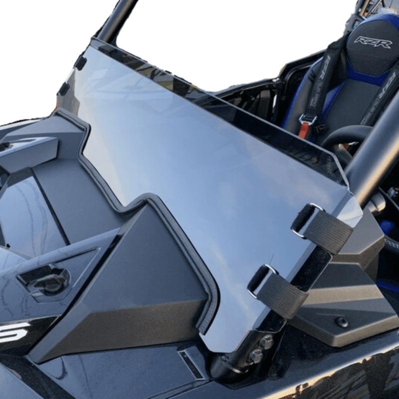 Polaris RZR 1000, Turbo, Turbo S Polycarbonate Half Windshield (2018+)