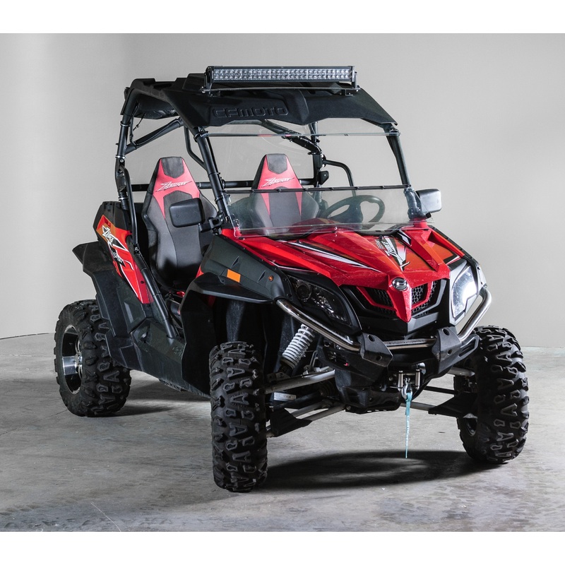 TERRARIDER CF MOTO ZFORCE TILTING UTV WINDSHIELD (EXCLUDES ZFORCE 950 & 2023 800 MODELS) - STANDARD 3/16