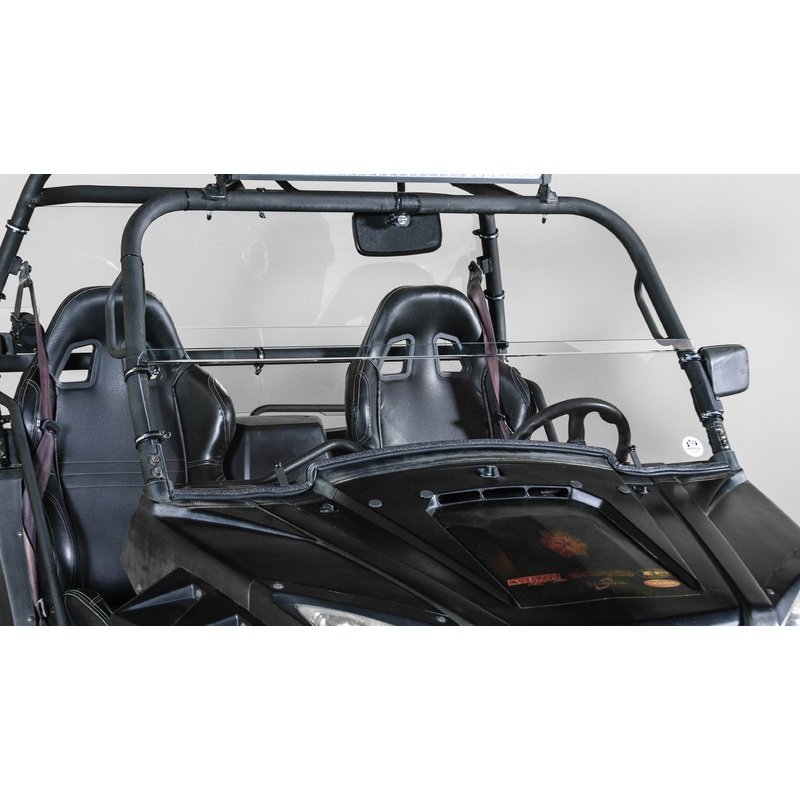TERRARIDER ODES RAIDER/RAVAGER HALF UTV WINDSHIELD - SCRATCH RESISTANT 1/4