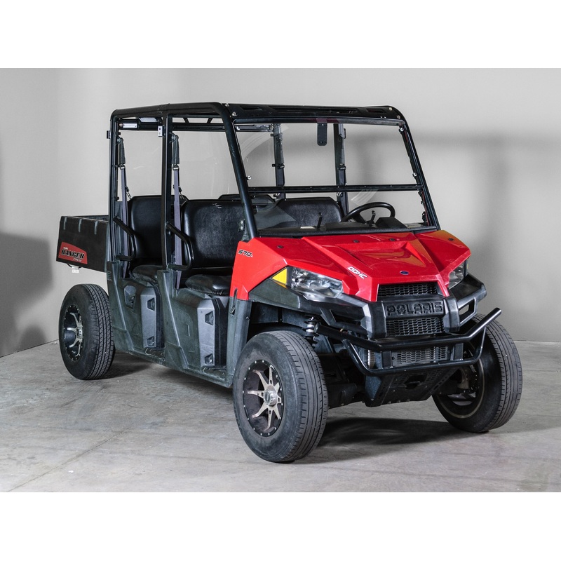 TERRARIDER POLARIS RANGER MID SIZE (2015-2021) TILTING UTV WINDSHIELD - PRO FIT FRAME - SCRATCH RESISTANT 1/4"