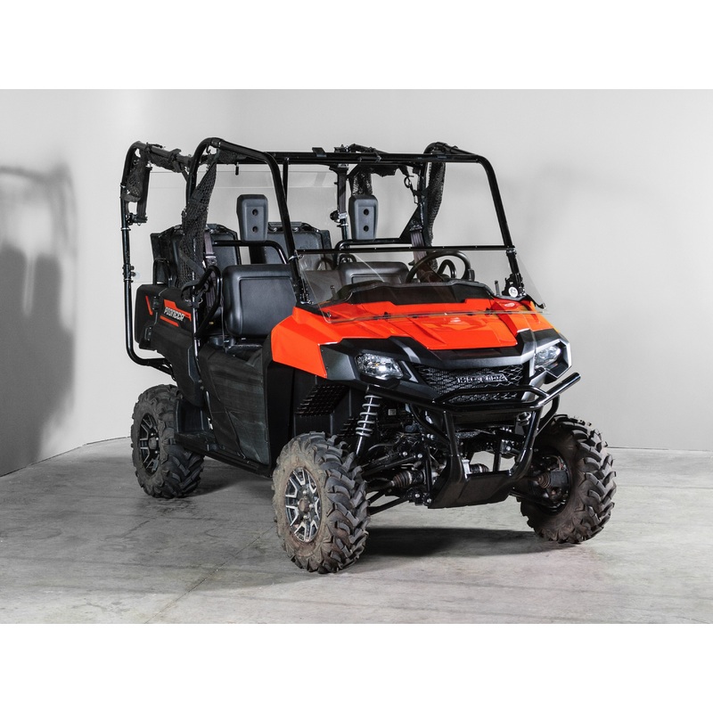 TERRARIDER HONDA PIONEER 700 TILTING UTV WINDSHIELD - SCRATCH RESISTANT 1/4