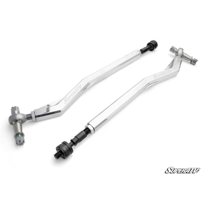 SuperATV Polaris RZR Turbo R Rackboss 2.0 Billet Tie Rod Kit