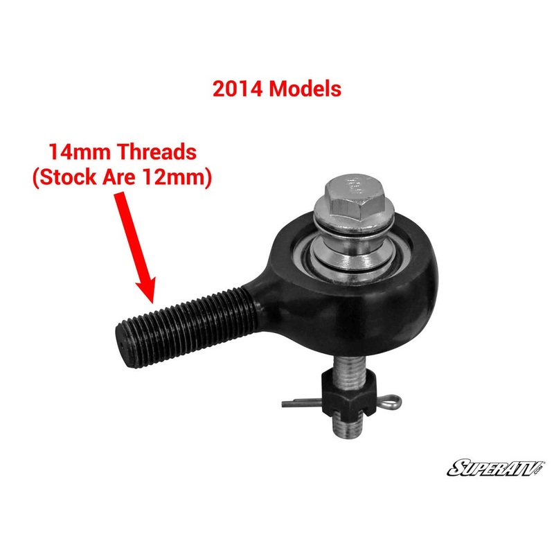 SuperATV Polaris RZR XP 1000 Heavy Duty Tie Rod Kit