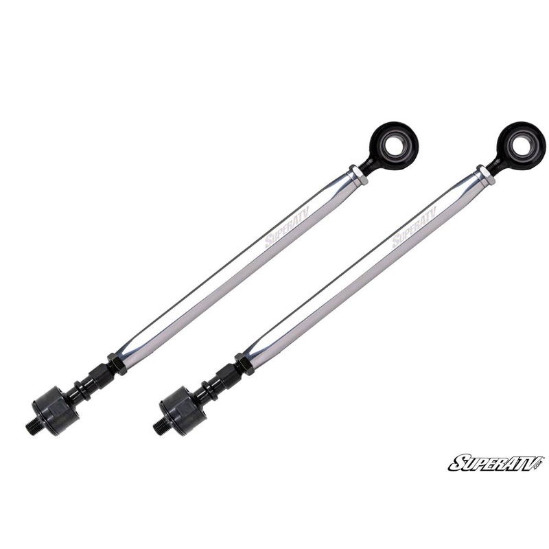 SuperATV Polaris RZR XP Turbo S Billet Aluminum Hex Tie Rod Kit