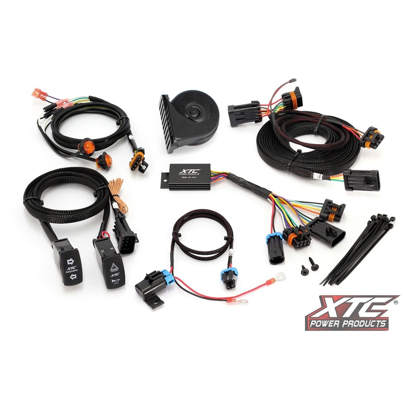 XTC Polaris RZR Turbo S and 19+ XP 1000/Turbo Self-Canceling Turn Signal System with Horn