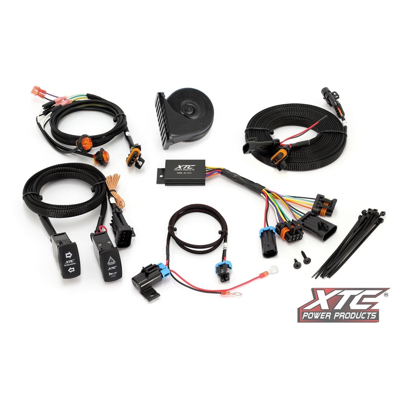 XTC Polaris RZR XP 1000/Turbo 15-18 and RZR 900 16-Up Self-Canceling Turn Signal System with Horn