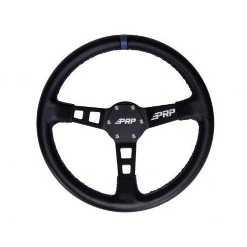 Deep Dish Leather Steering Wheel