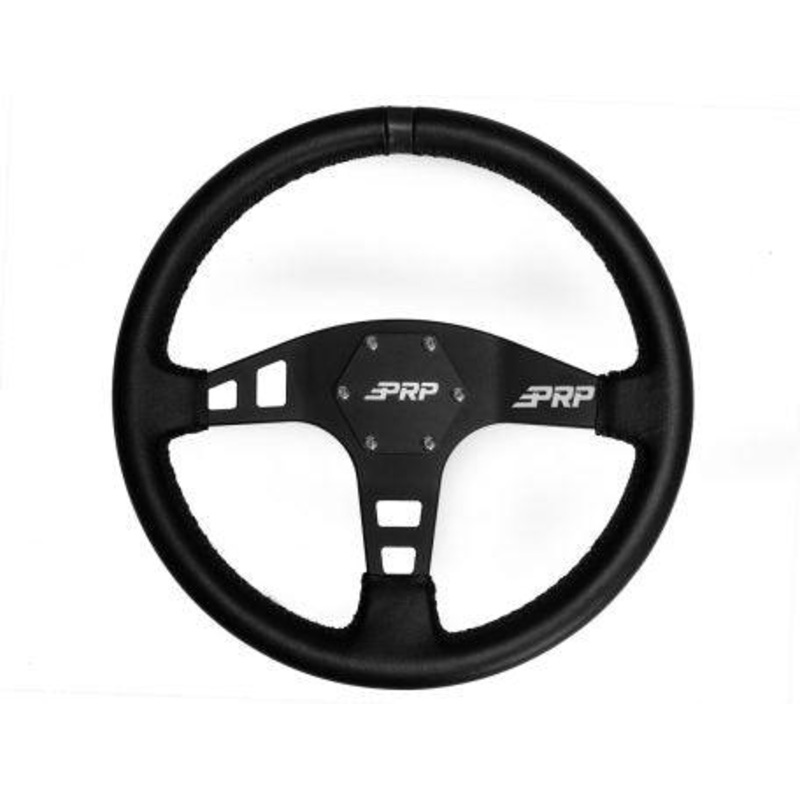 Flat Leather Steering Wheel