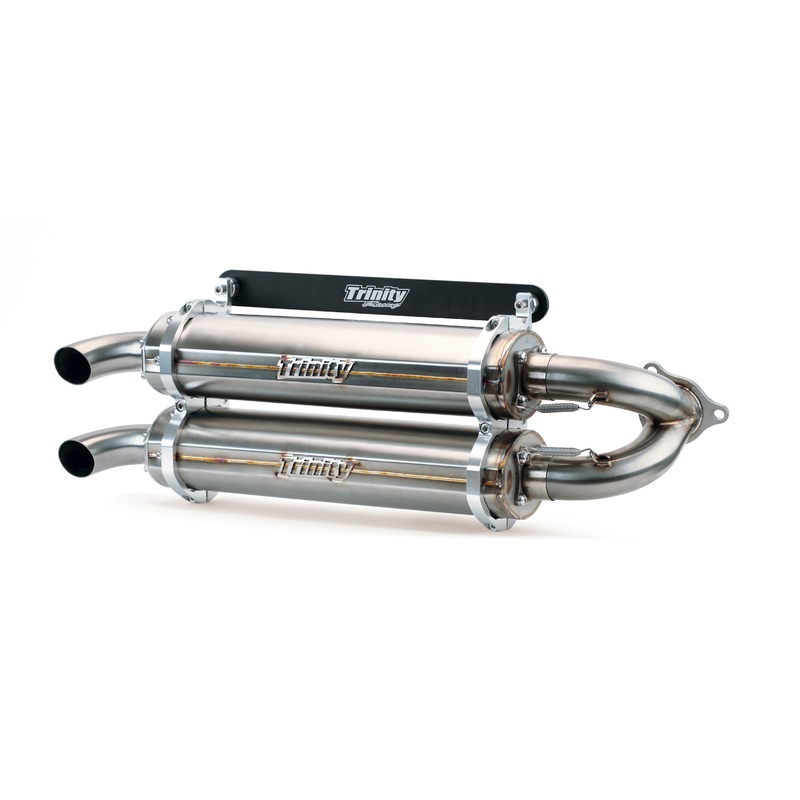 RZR PRO XP / TURBO R EXHAUST - STAINLESS STEEL - SLIP ON
