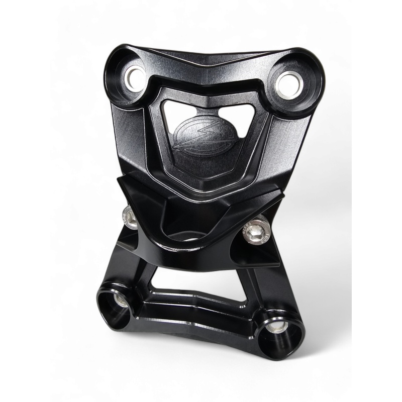 2022-2024 Polaris RZR Turbo R/Pro R Radius Rod Plate with Tow Hook Black