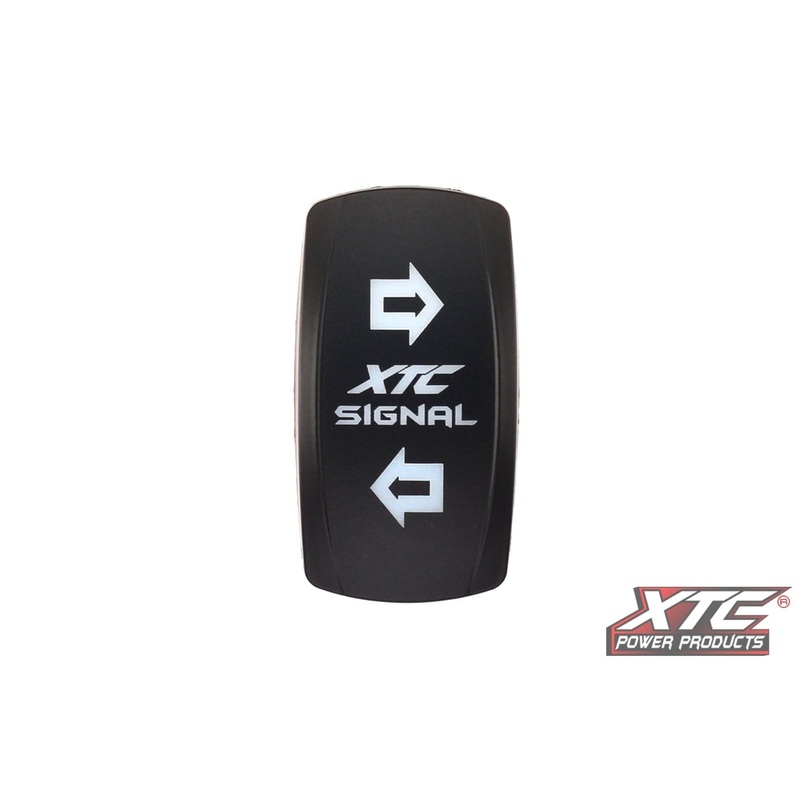 XTC Vertical Turn Signal Contra V Rocker Switch Cover