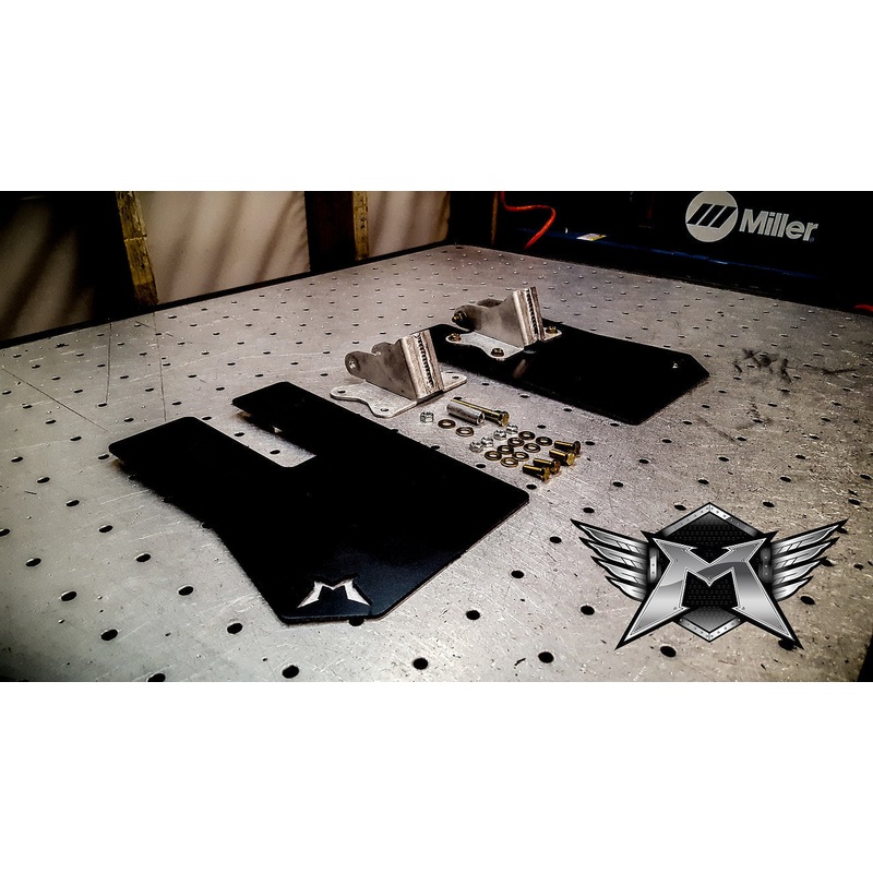 Polaris RZR XP 1000 Rear Mud Flap Kit (2014+)