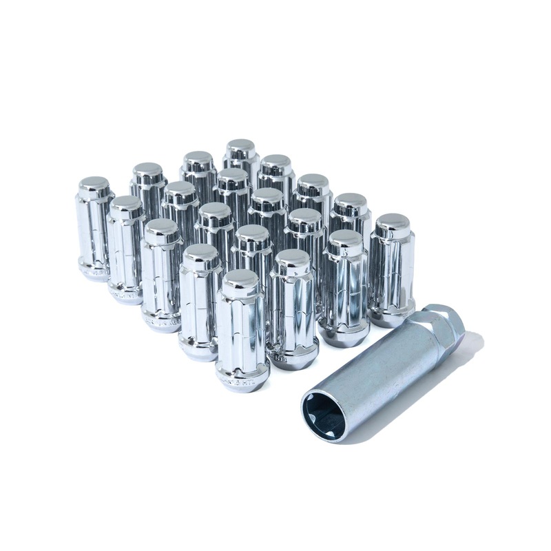 Gorilla 5 Lug Spline Drive M12-1.50  Chrome