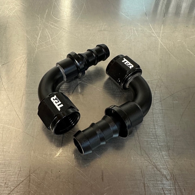 90 -10AN Push Lock Fitting