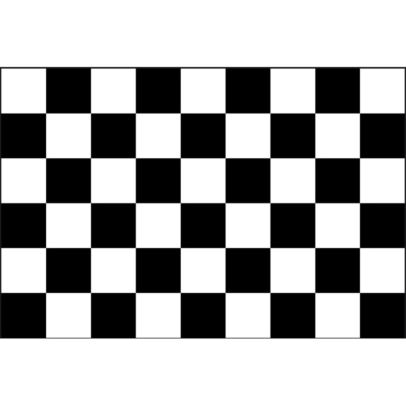 Double Sided Grommet Checkered Flag 12x18