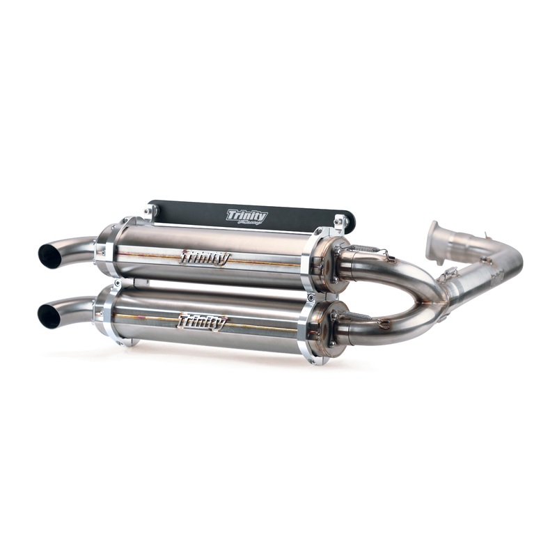 RZR TURBO / S EXHAUST - STAINLESS STEEL - FULL SYSTEM