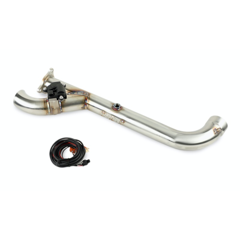 SIDE PIECE Header Pipe with Electronic Cutout - RZR Turbo