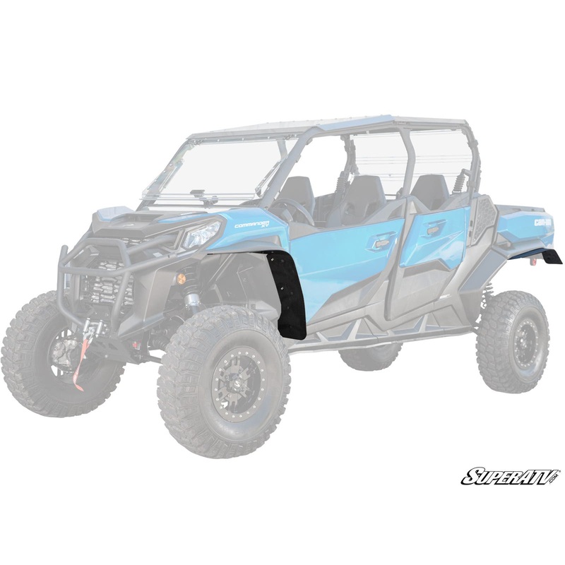 SuperATV Can-Am Commander Low Profile Fender Flares