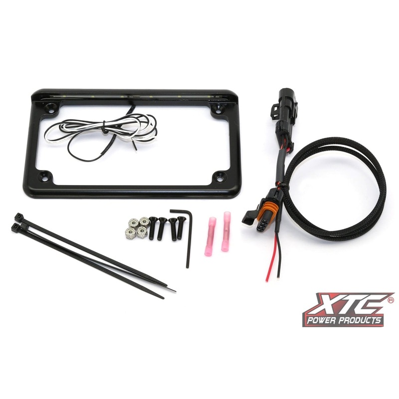 XTC RZR XP 2015+ Plug and Play Power Adapter with 6" 6 LED License Frame