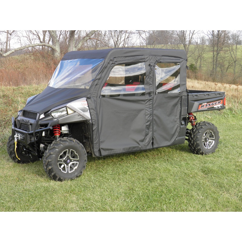 Polaris Ranger Crew 1000 - Full Cab Enclosure w/Vinyl Windshield