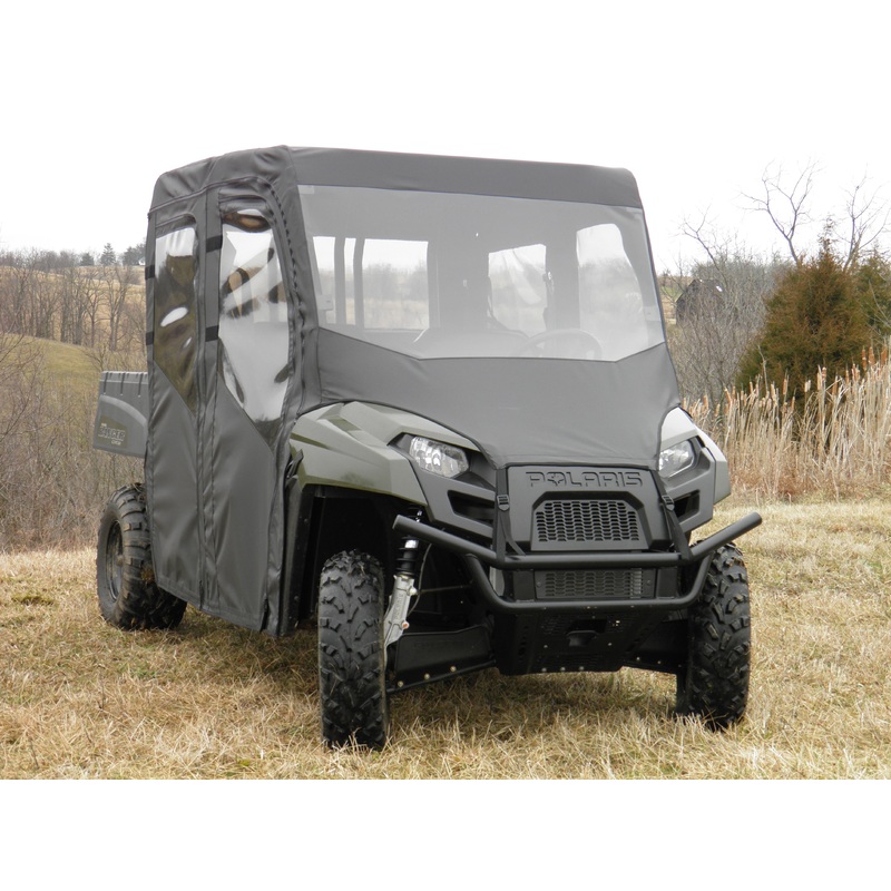 Polaris Ranger Full-Size Crew 570 - 6 Passenger - Full Cab Enclosure with Vinyl Windshield