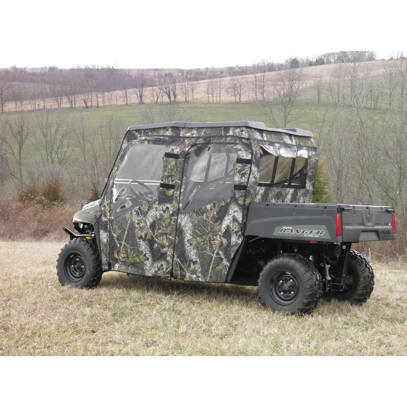 Polaris Ranger Mid-Size Crew - Full Cab Enclosure for Hard Windshield