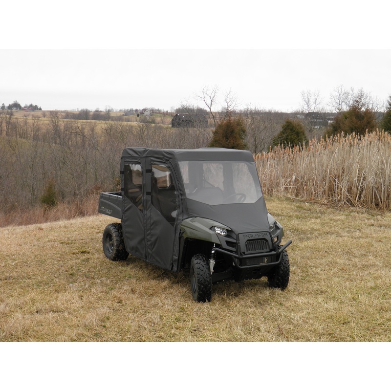 Polaris Ranger Mid-Size Crew - Full Cab Enclosure with Vinyl Windshield