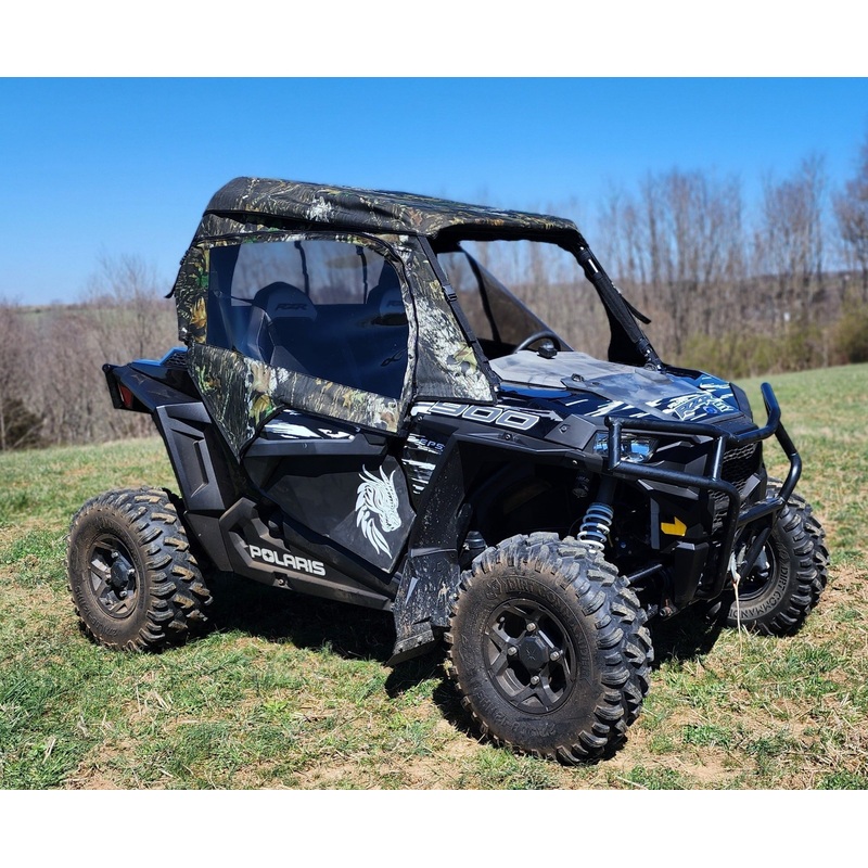 Polaris RZR 900 - Full Cab Enclosure for Hard Windshield
