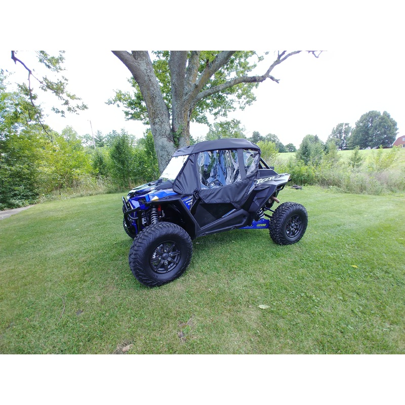 Polaris RZR XP Turbo S - Full Cab Enclosure for Hard Windshield w/Support Bars