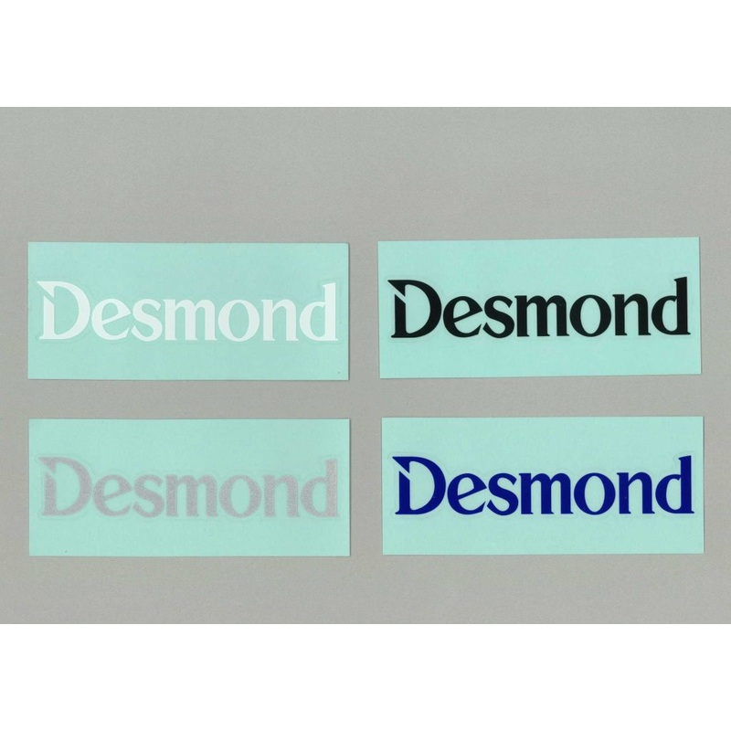 DESMOND GENERAL PURPOSE STICKER "DESMOND" WHITE DESMOND-00072
