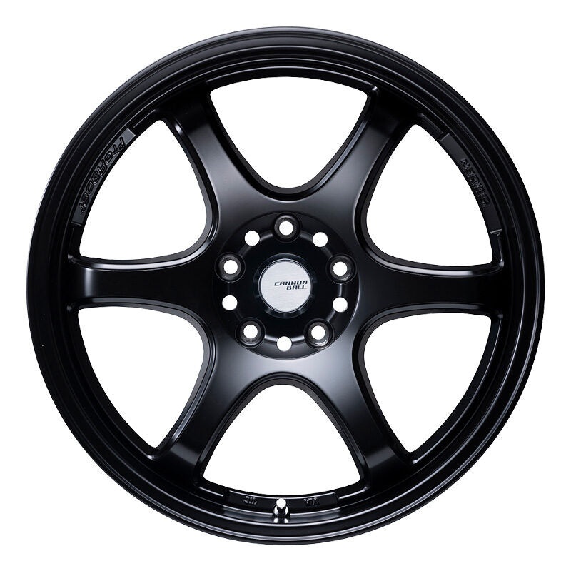 5ZIGEN CANNON BALL 16X5.5 +45 4-100 SEMI GLOSS BLACK CAB6554540SB