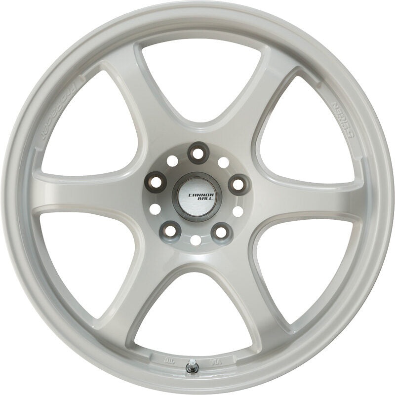 5ZIGEN CANNON BALL 16X5.5 +45 4-100 WHITE CAB6554540WH