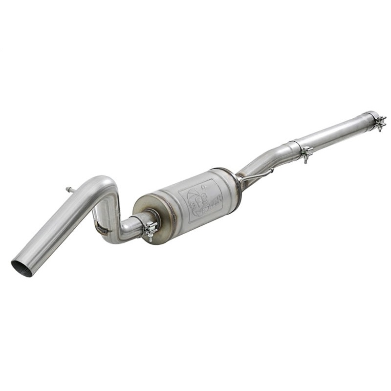 aFe MACH Force-Xp 2.5in 409 SS Mid-Pipe w/ Muffler 2007+ Jeep Wrangler (JK) V6 3.6L/3.8L
