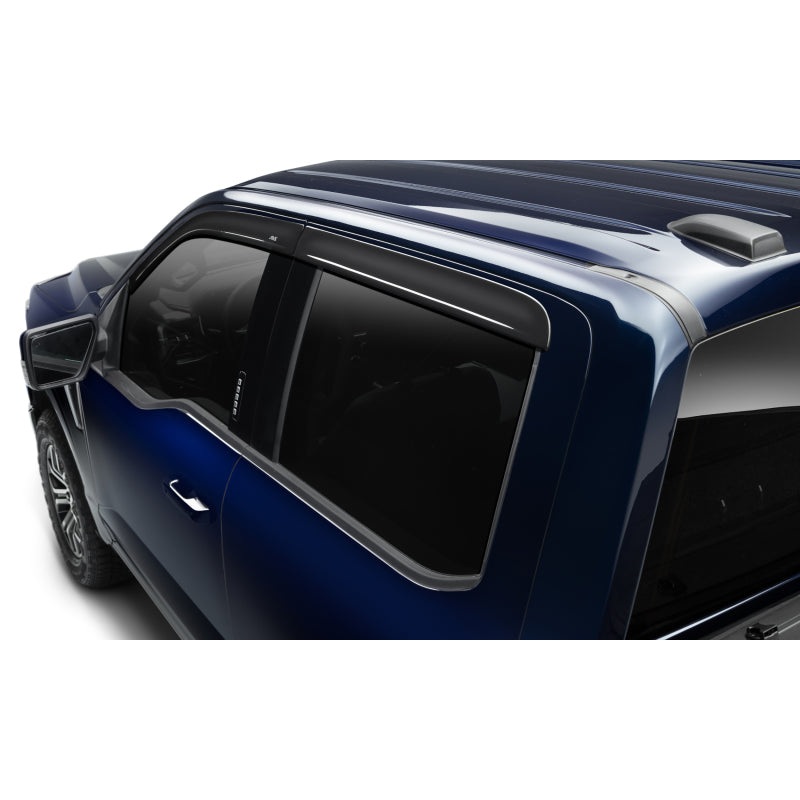 AVS 2022 Nissan Frontier Ventvisor Low Profile Deflectors 4pc - Smoke