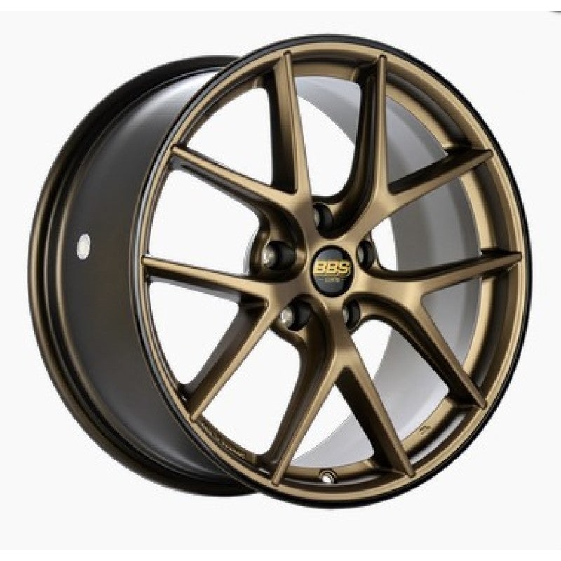 BBS CI-R 19x9.5 5x120 ET40 Bronze Polished Rim Protector Wheel -82mm PFS/Clip Required