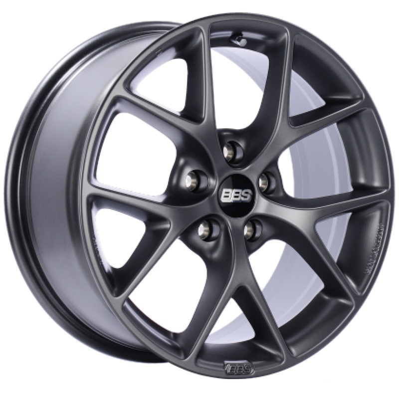 BBS SR 18x8 5x100 ET36 Satin Grey Wheel -70mm PFS/Clip Required