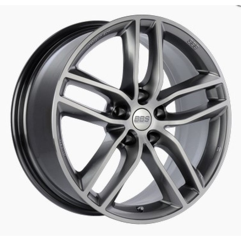 BBS SX 18x8 5x120 ET45 Gloss Platinum Diamond Cut Face Wheel - 82mm PFS Required