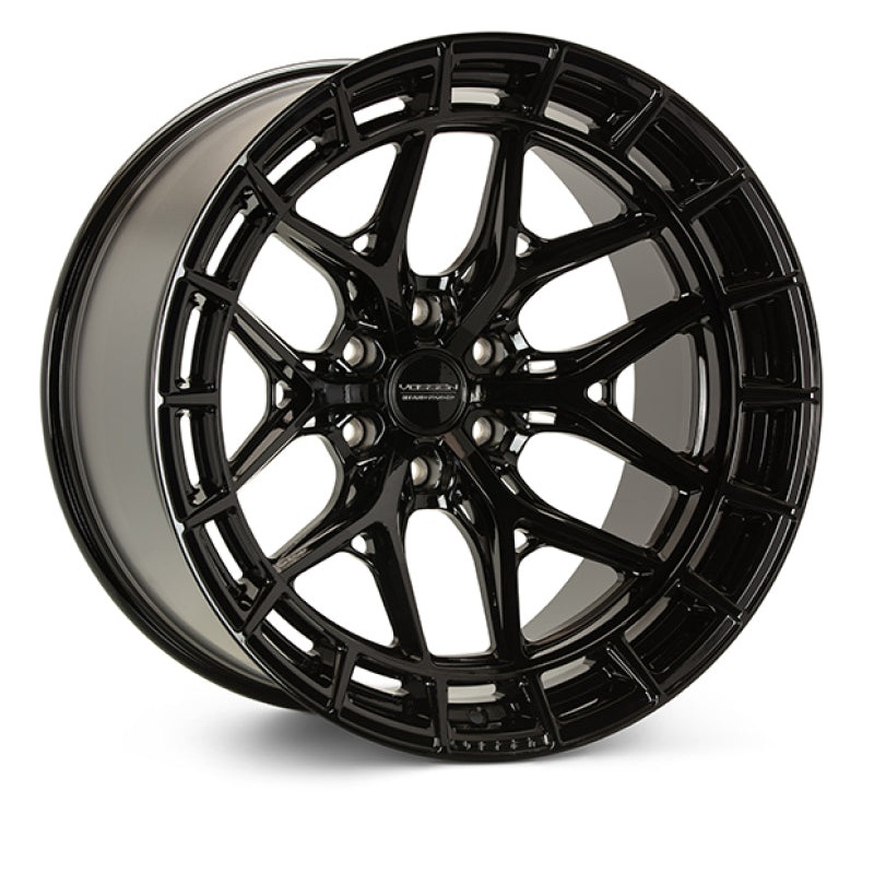 Vossen HFX-1 24x12 / 8x180 / ET-44 / Ultra Deep / 124.3 CB - Gloss Black Wheel