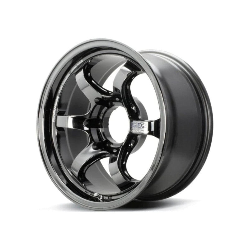 Advan RG-D2 17x8.5 -10MM 6-139.7 Black Chrome Wheel