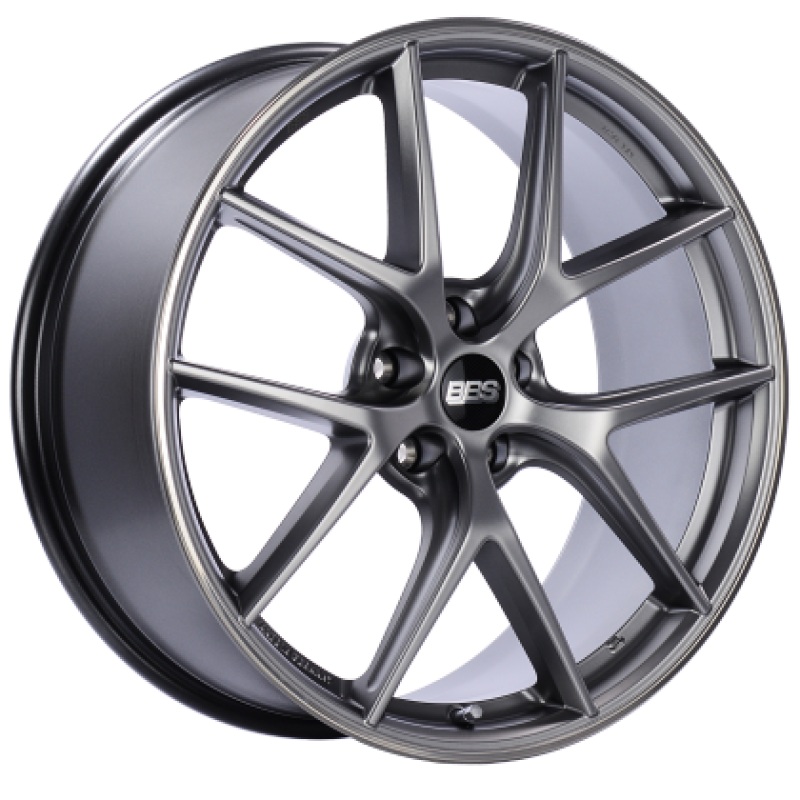 BBS CI-R 19x10.5 5x112 ET35 Platinum Rim Protector Wheel PFS/Clip Required