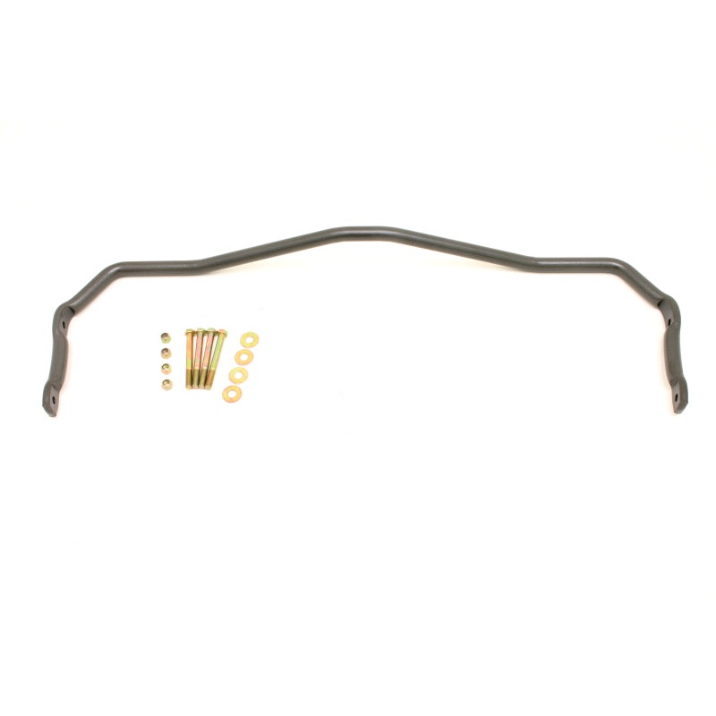 BMR 64-72 A-Body Rear Solid 1.0in Sway Bar Kit - Black Hammertone