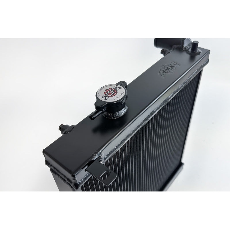 CSF 03-07 Mitsubishi Lancer EVO 7/8/9 1/2 Size Radiator - Black