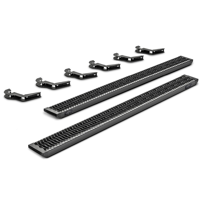 N-Fab Growler Fleet 2019 Chevy/GMC 1500 Crew Cab - Cab Length - Tex. Black - 7in