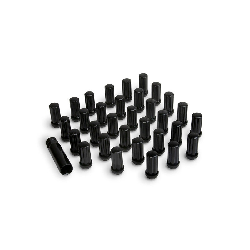 ICON Alloys Lug Nut Kit Black - 14x1.5 - 32 Lug Nuts w/ Key