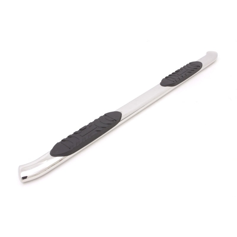 Lund 09-14 Ford F-150 SuperCrew 5in. Curved Oval SS Nerf Bars - Polished