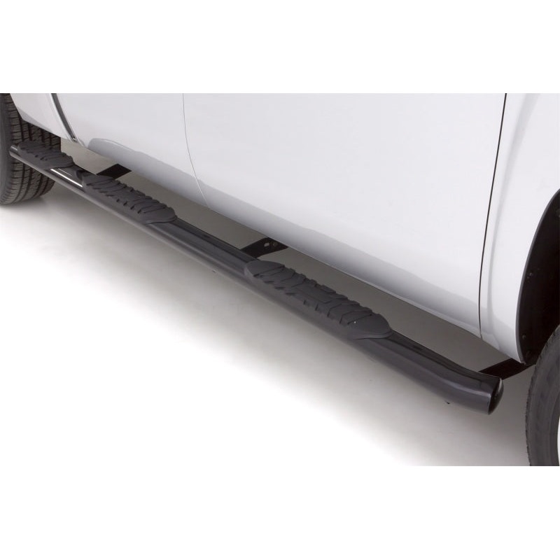 Lund 10-17 Dodge Ram 2500 Mega Cab (6.5ft. Bed) 5in. Oval WTW Steel Nerf Bars - Black