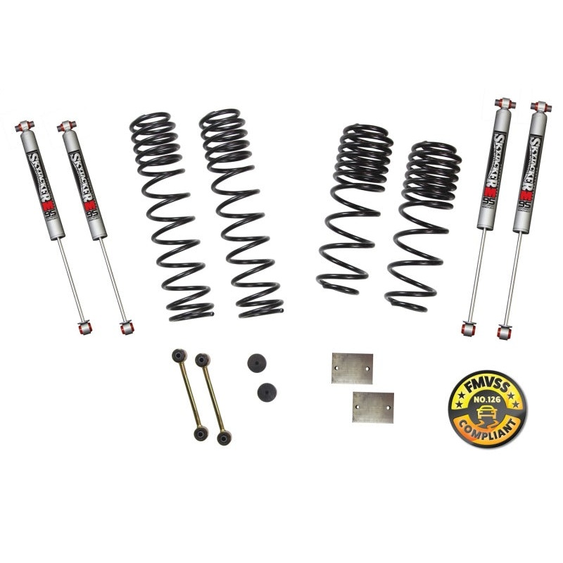 Skyjacker 2018 Jeep Wrangler JL 4 Door 4WD (Non-Rubicon) Long Travel 2 Stage 1in-1.5in Coil System