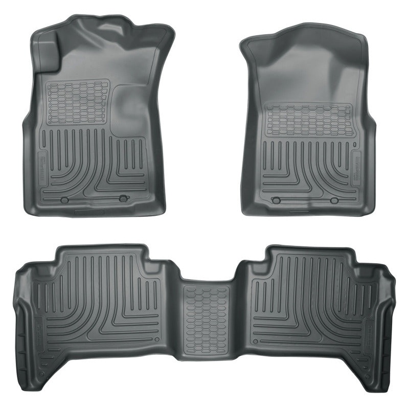 Husky Liners 05-13 Toyota Tacoma WeatherBeater Combo Grey Floor Liners