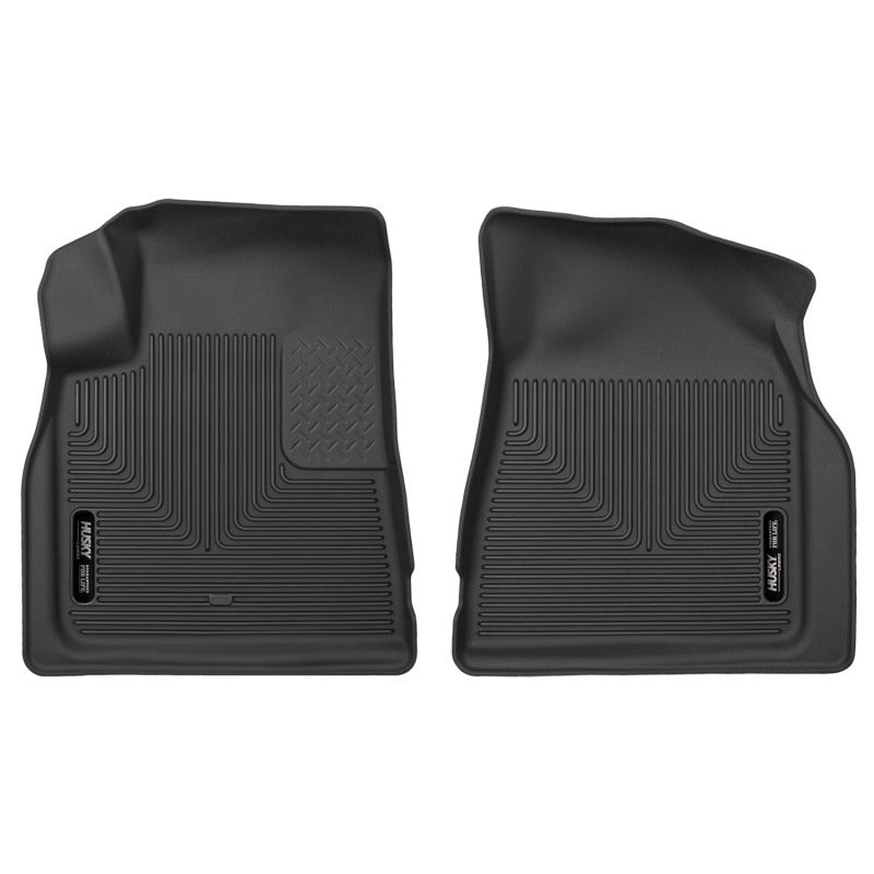 Husky Liners 08-15 Buick Enclave / 07-15 GMC Acadia X-Act Contour Black Front Seat Floor Liners