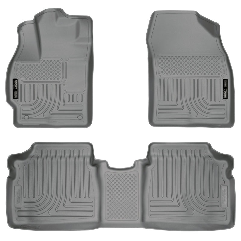 Husky Liners 10-12 Toyota Prius WeatherBeater Combo Gray Floor Liners